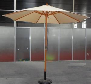 <span class=keywords><strong>Parasol</strong></span> en bois élégant pour patio jardin cour parc meubles-caractéristiques cadre en aluminium et protection solaire - Product Image 3