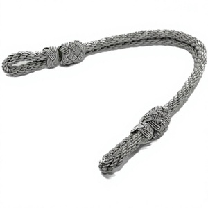 Cordón de Macramé Trenzado de 3 Hilos con Acabado Recubierto, Personalizable, de Alta Tenacidad, Clásico, para Prendas Ceremoniales Dada - Product Image 3