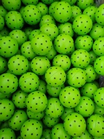 PatsSport Factory, vente en gros de balles de pickleball en mousse PU silencieuses, sans bordure, personnalisées, pour l'entraînement en salle, pour la pratique du pickleball