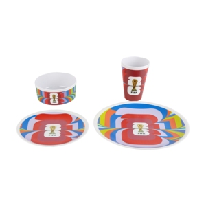 Service de vaisselle en mélamine 8 pouces, décor imprimé, vaisselle de fête, fabriqué au Vietnam - Product Image 1
