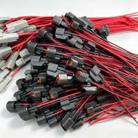 سلك نحاسي أصفر مقاس 18AWG 0.75 مم ثنائي النواة مع غلاف PVC مقاوم للماء IP67 بطول 15 سم و20 سم للسيارات والدراجات النارية والإلكترونيات