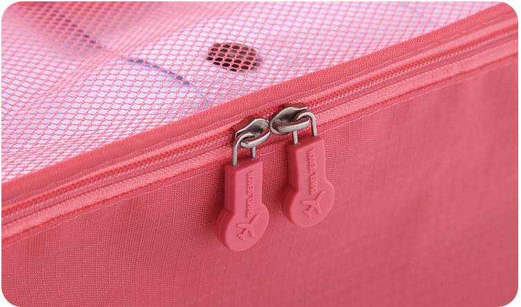 사용자 지정 인쇄 표준 크기 접을 수 있는 유틸리티 7세트 여행용 포장 큐브