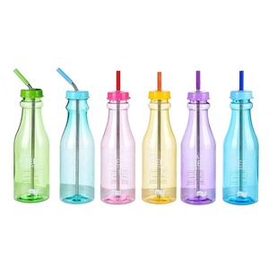 Botella <span class=keywords><strong>de</strong></span> Plástico para Bebidas, SK Tritan/PS, Libre <span class=keywords><strong>de</strong></span> BPA, <span class=keywords><strong>con</strong></span> Forma <span class=keywords><strong>de</strong></span> Lata <span class=keywords><strong>de</strong></span> Refresco, <span class=keywords><strong>con</strong></span> Pajita, para el Verano - Product Image 6