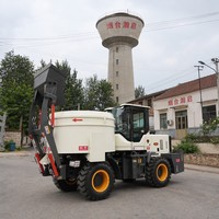Camion malaxeur à béton autochargeant de 1,5 m3, équipement de mélange de béton pour les infrastructures