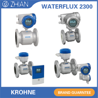 Débitmètre à section variable numérique intelligent OEM KROHNE OPTIFLUX 2300 avec une précision de +/-0,2% en acier au carbone pour applications aquatiques