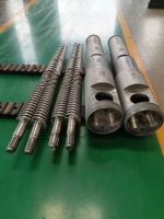 Fabrication parallèle double vis et canon/pistolet pour PVC HDPE