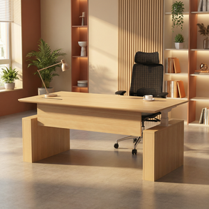 Scrivania Regolabile in Altezza Motorizzata a Doppio Motore, Postazione di <span class=keywords><strong>Lavoro</strong></span> Elettrica, Arredo Ufficio Intelligente con Gestione Cavi - Product Image 3