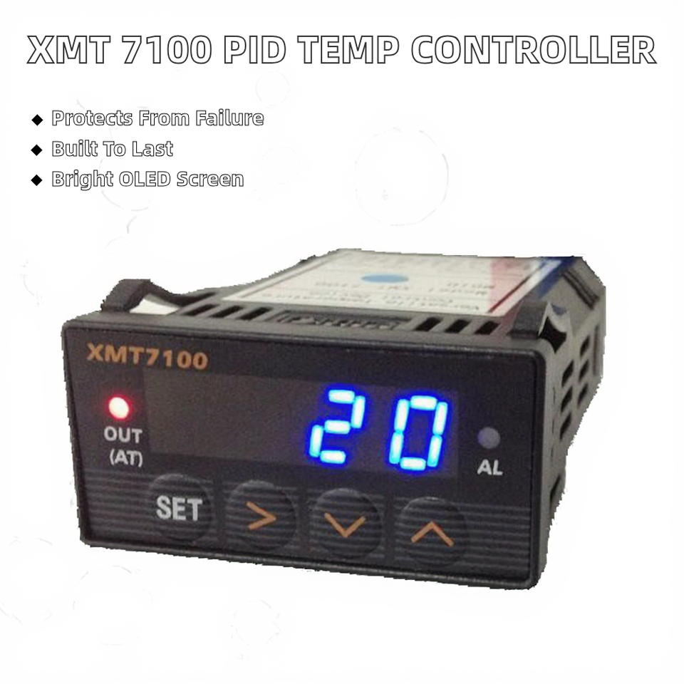 Panel Mount PID Temperature Control Unit OLED Display IP65 Water Dust ...