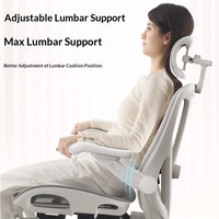 Chaise ergonomique en maille de qualité professionnelle avec accoudoirs 4D réglables en hauteur, confortable pour les longues sessions de jeu, idéale pour la maison, le bureau et l'étude
