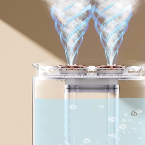 Humidificateur silencieux USB à affichage numérique de 2 litres, désinfection, veilleuse, trois modes de pulvérisation, pour femmes enceintes, bureaux, maisons, hôtels - Product Image 4