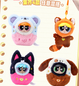 Powerpuff filles Console de <span class=keywords><strong>jeu</strong></span> pendentif en peluche boîte aveugle en peluche mignon enfants filles cadeau fin boîte - Product Image 2