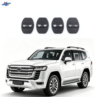 Pour Toyota Land Cruiser 300 LC300 2022-2026, couvre-serrures de porte en silicone pour voiture, protection, 4 pièces, accessoires intérieurs absorbant les chocs