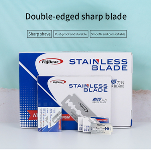 Lame da Barba Premium in Acciaio Inossidabile a Doppio Bordo, Rasoio per Rasatura Viso, Lame da Barbiere, Strumento di Pulizia Solan - Product Image 6