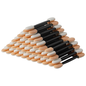 60 Aplicadores Desechables de Doble Cara para Sombra de Ojos, Esponjas de Maquillaje de 2.44' de Largo, Aplicadores de Esmalte de Uñas Cromado - Product Image 3