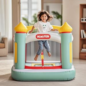 Parque de juegos para niños de interior Castillo travieso portátil Salto Castillo hinchable cuadrado con soplador para niños Pequeños puntos de Interior para el hogar - Product Image 2
