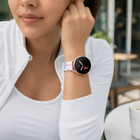 Correa de Reloj de Silicona Impresa de 20mm 22mm con Liberación Rápida, Correa Deportiva para Samsung Galaxy Watch Active2 4 5 6 7 y Huawei GT Series