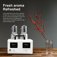 Diffuseurs d'arômes sans eau d'huiles essentielles OEM/ODM Machine à parfum CVC Purificateur d'air pour hôtel et maison Diffuseur d'arômes double