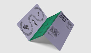Elegante y Espacioso Cartel Plegable en Z para Exhibición de Productos, Guía para el Cliente, Entrega de Mensajes de Marketing, Impresión de Logotipo Personalizable - Product Image 1
