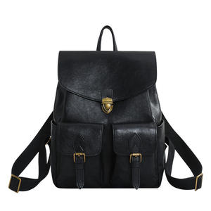 <span class=keywords><strong>Fait</strong></span> à la <span class=keywords><strong>main</strong></span> en cuir hommes sac à dos première couche peau de vache rétro grande capacité loisirs mâle voyage pochette d'ordinateur hommes <span class=keywords><strong>cartable</strong></span> - Product Image 6