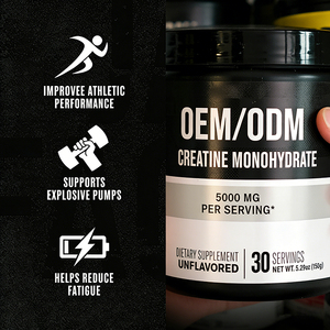 5000mg וניל לבן קריאטין מונוהידרט תוסף אבקה לשיפור כוח אימון נשים בוגרות בגיל העמידה קשישים 150 גרם - Product Image 6