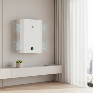 Sistema de Ventilación con Recuperación de Calor y Intercambiador de Entalpí<span class=keywords><strong>a</strong></span>, Ahorro de Energí<span class=keywords><strong>a</strong></span>, <span class=keywords><strong>Diseño</strong></span> Gráfico, Flujo de Aire de 180m3/h, Bajo Nivel de Ruido 16-22dB - Product Image 2