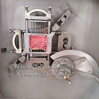 Machine à découper la viande congelée 350 550, usage industriel |   Coupe-cubes de viande automatique pour la transformation du bœuf, du porc et du poulet
