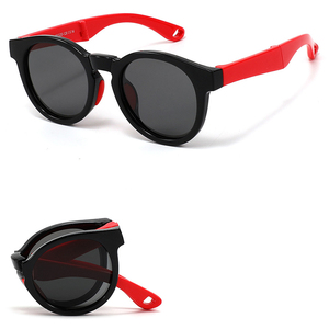 Nuovi Occhiali da Sole per Bambini 2026, Montatura Rotonda Pieghevole in TPEE, Lenti Polarizzate UV400 per Ragazzi e Ragazze - Product Image 4