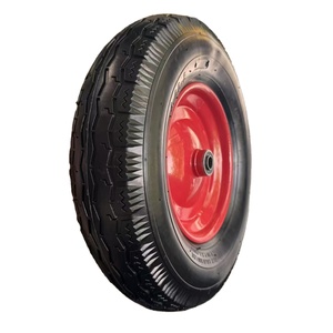 Pneus pneumatiques 4.00-8 de haute qualité 2PR, roues de chariot robustes de 16 pouces, roues de <span class=keywords><strong>brouette</strong></span> <span class=keywords><strong>400</strong></span>/8, nouveau caoutchouc - Product Image 1