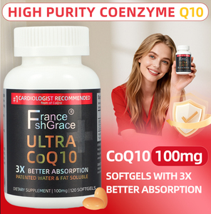 ผู้ผลิตอาหารเสริมอัลตร้าโคคิวเท็นฉลากส่วนตัว ช่วยบำรุงสุขภาพหัวใจสำหรับผู้ชายและผู้หญิง บำรุงสุขภาพหัวใจ อัลตร้าโคคิวเท็น ซอฟต์เจล 120 แคปซูล - Product Image 3