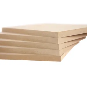 dubai e1 e2 grade 7mm 8 and 15mm 16mm 18mm 25mm 1220 2800 large size plain raw materials of mdf panel wood sheet board