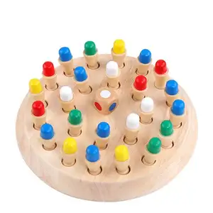 Catur memori warna mainan Puzzle pendidikan anak dini bayi mainan fokus observasi memori latihan lintas batas eksklusif