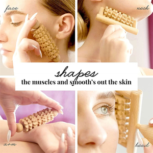 Outil de beauté en bois naturel pour les soins de la peau - Product Image 3