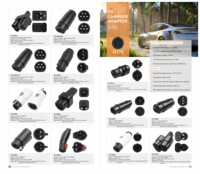 Connecteurs de charge EV Type 2 vers GB/T en gros, adaptateur de chargeur de voiture électrique monophasé 7KW Type 2 / GBT 32A pour voitures conformes à la norme GB/T