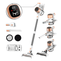 Aspirateur sans fil portable léger avec filtration HEPA, sans sac, cyclonique, batterie lithium-ion, autonomie de 30 à 60 minutes