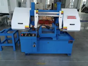 Fully Automatic CNC Metal Cutting Small Angle Band Saw Machine GZ4230