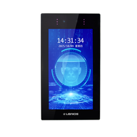 7 Inch PoE Face Recognition Access Control Terminal Biometric Attendance System with Fingerprint Card OEM ODM