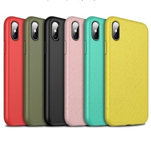 degradabile Paglia Compostabili Molle di TPU Cassa Del Telefono BPA-free Per il iphone di Apple 11 Pro XI 6S 7 8 PIÙ XS MAX XR - Product Image 1