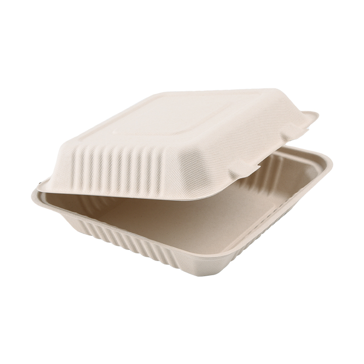 Custom Restaurant To Go Box 9x9 Food Container Disposable Takeaway Lunch Box