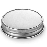 De plata Mason Jar tapas Regular/ancho boca hilo continuo de 16OZ 32OZ tarros de mason