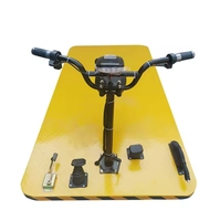 Outil à quatre roues chariot logistique entrepôt électrique mini chariot plate-forme remorque chariot