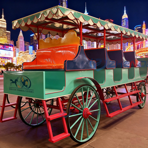 Carruajes Tirados por Caballos Personalizados para Parques de Atracciones, Fabricados por Fabricantes, para Turismo y Transporte Especial - Product Image 4