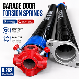 Moteur pour porte enroulable, ressort de torsion pour porte de garage, robuste, réglable, ressorts de porte de garage résidentiels 0.262 - Product Image 1