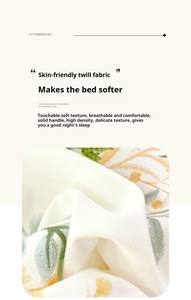 Set Copripiumino Singolo Stile Principessa 11 Pezzi con Gonna Letto in Twill Resistente all'Acqua Imbottitura in Lana di Qualità Bordatura in Pizzo per la Stagione Autunnale - Product Image 4