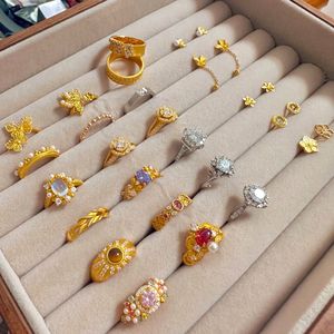 Anillos de acero inoxidable tendencia 2025 925เงินสเตอร์ลิงแหวนใหญ่ CZ joyeria 925 Plata de iey - Product Image 1