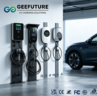 GEEFUTURE Chargeurs de voitures électriques muraux 7kw 11kw 22kw Type 1 Type 2 Wallbox Smart OCPP Ev-charger Evse Wall Box J1772