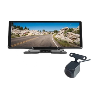 กล้องติดรถยนต์ไร้สายขนาด 10.26 นิ้ว Android Auto <span class=keywords><strong>CarPlay</strong></span> Monitor กล้องหน้าและหลัง <span class=keywords><strong>Apple</strong></span> <span class=keywords><strong>Carplay</strong></span> Touch Screen - Product Image 1