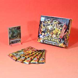 Cartes à Collectionner Holographiques Anime Personnalisées OEM, Cartes de Jeu en Papier Imprimées avec Logo Personnalisé et Emballées en Boîte - Product Image 4