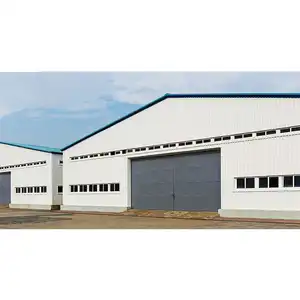 Low Cost Prefab Light Steel Steel Structures Airport Prefabricated Steel Structure Aircraft Hangar Building
