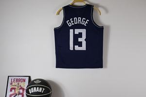 Jersey basket anak edisi kota, logo bordir kain antilembap - Product Image 3