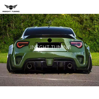 Kit de Carrocería de Fibra de Vidrio con Diseño Robot Incluye Parachoques y Capó para Actualizar Gt86 y Subaru BRZ a un Bodykit Ancho Estilo Robot